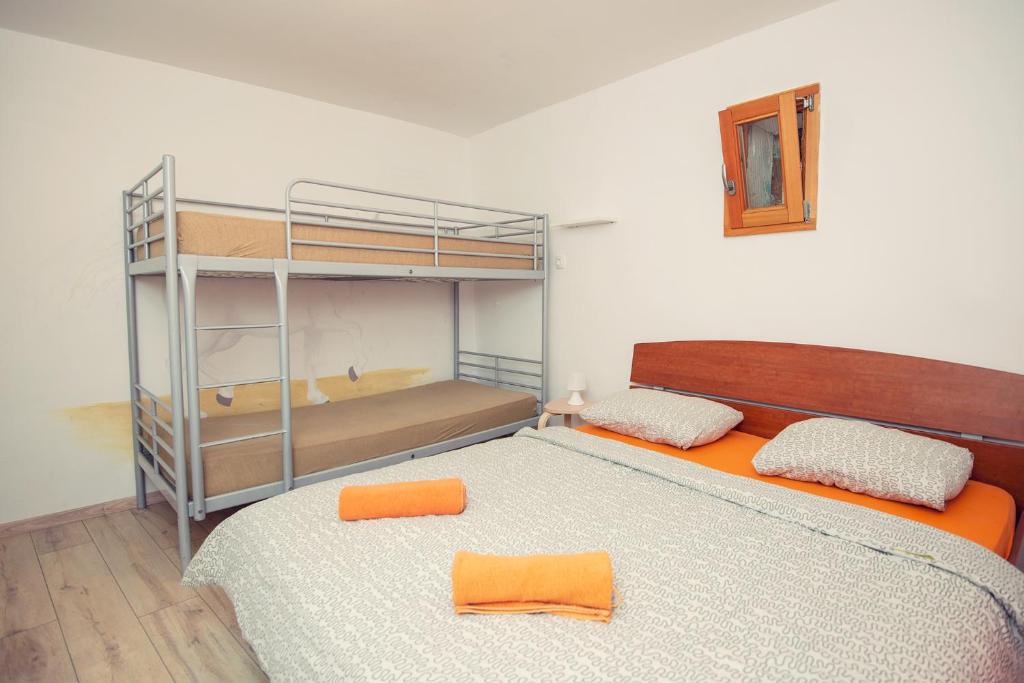 Postel nebo postele na pokoji v ubytování Alibi B11