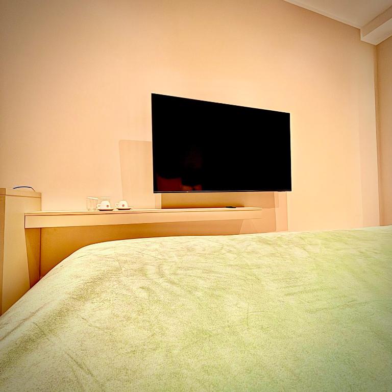 TV a/nebo společenská místnost v ubytování Hotel Clipa