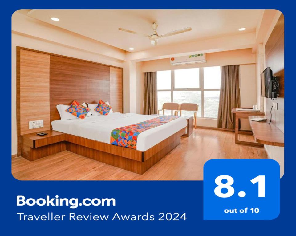 Postel nebo postele na pokoji v ubytování Hotel Mahadev Residency - Dapode, Bhiwandi