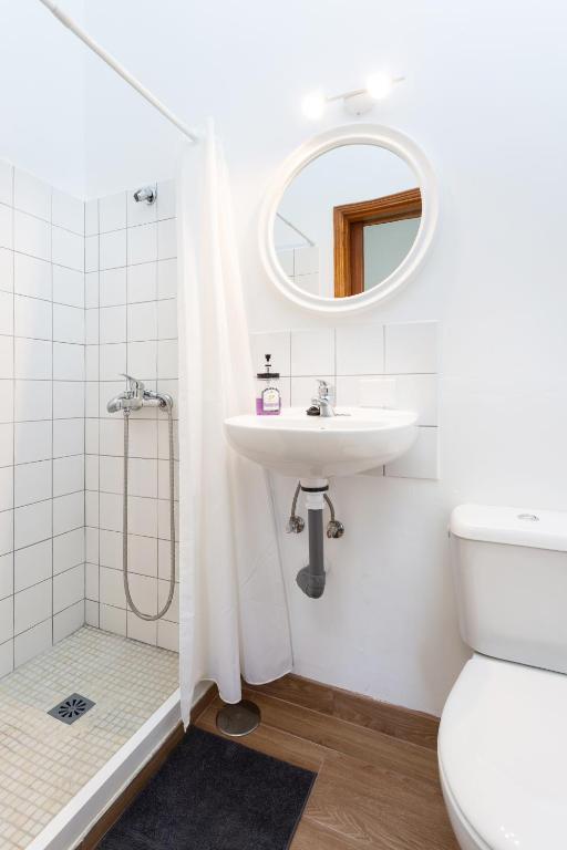 Koupelna v ubytování El Hostal del Cubo