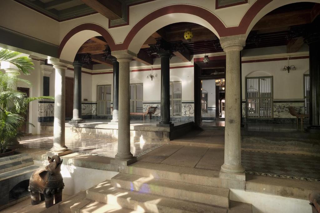 Exteriér nebo vchod ubytování Saratha Vilas Chettinad