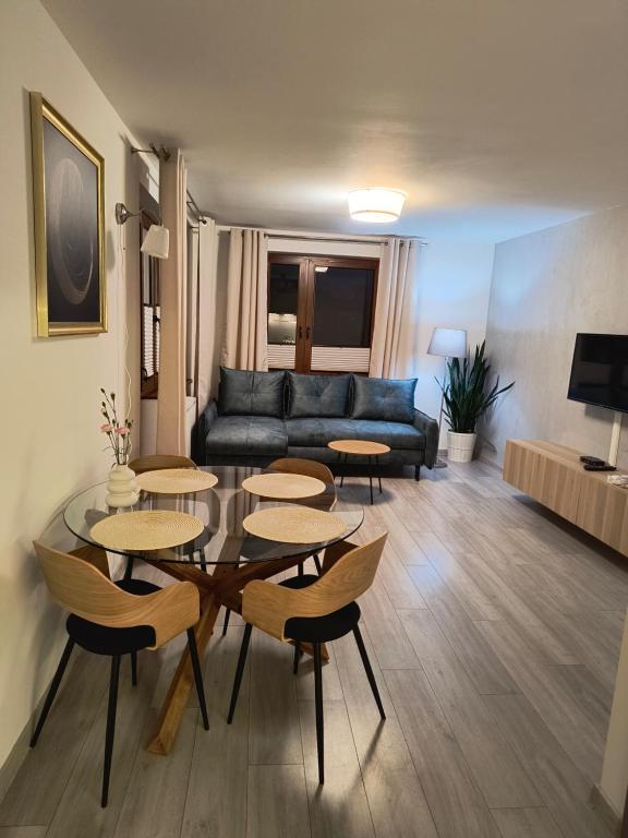 Posezení v ubytování Apartament Optymalny