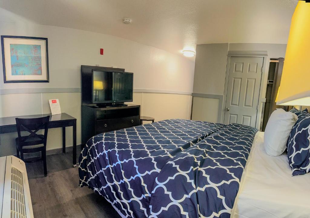 Postel nebo postele na pokoji v ubytování Best Motel