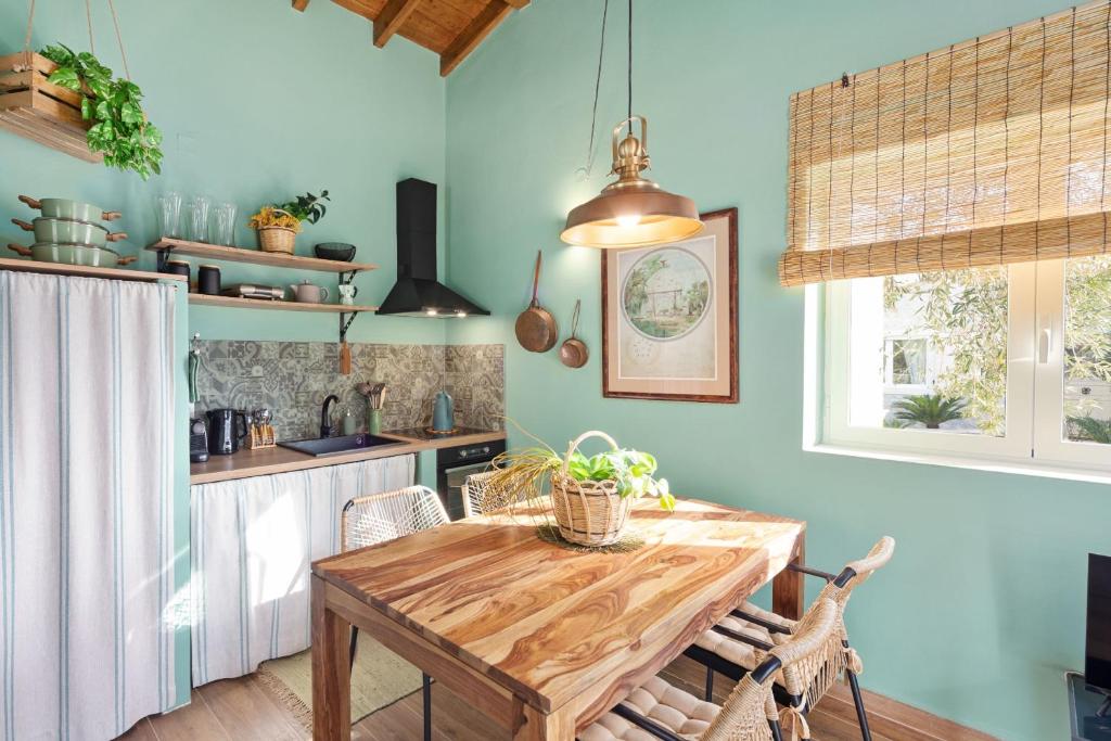 Kuchyň nebo kuchyňský kout v ubytování Bibi - Danilia Cottages