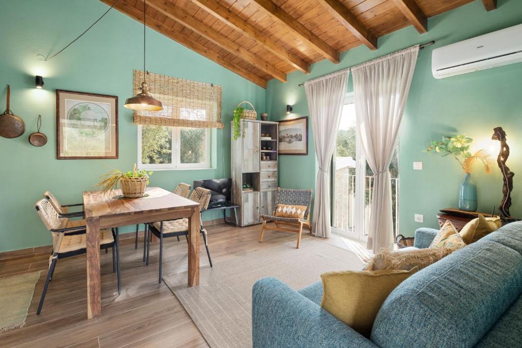 Posezení v ubytování Bibi - Danilia Cottages