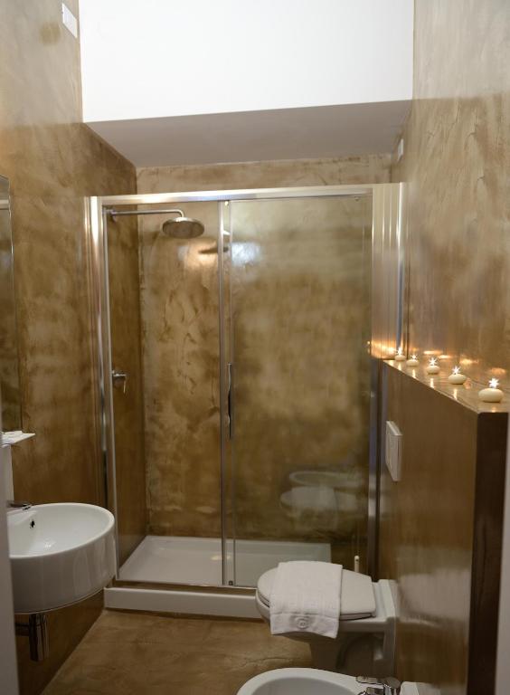 Koupelna v ubytování Hotel Piccola Firenze