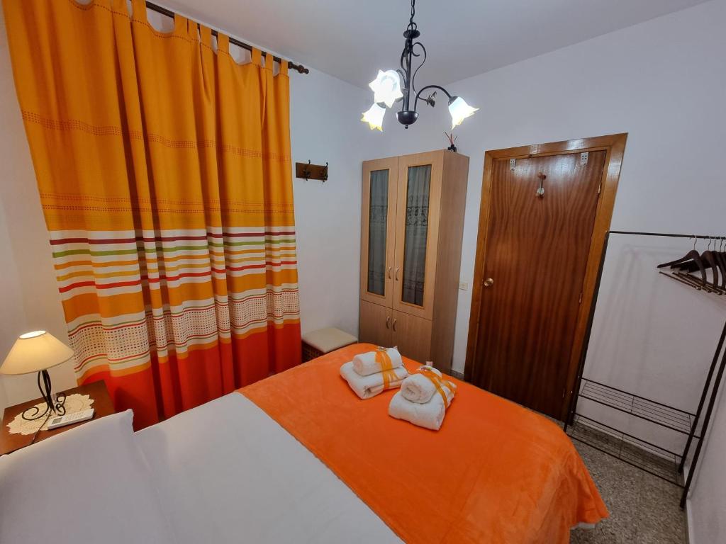 Posteľ alebo postele v izbe v ubytovaní LA FUENTE ROMANA
