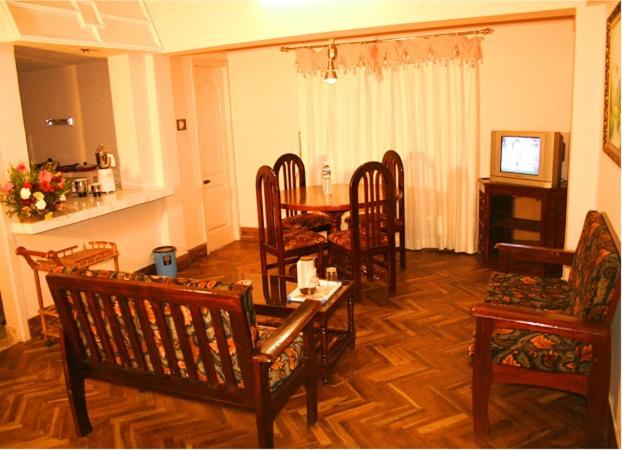 Posezení v ubytování Hotel Mount View