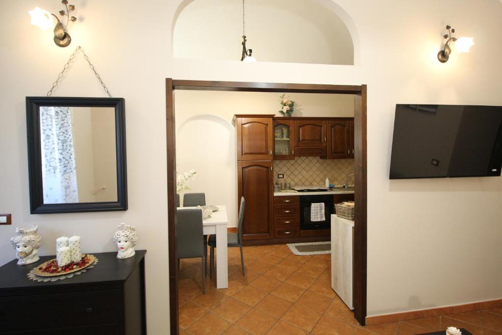 TV a/nebo společenská místnost v ubytování Casa 4 Archi