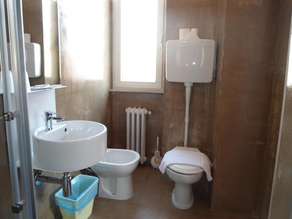 Koupelna v ubytování Hotel Piccola Firenze