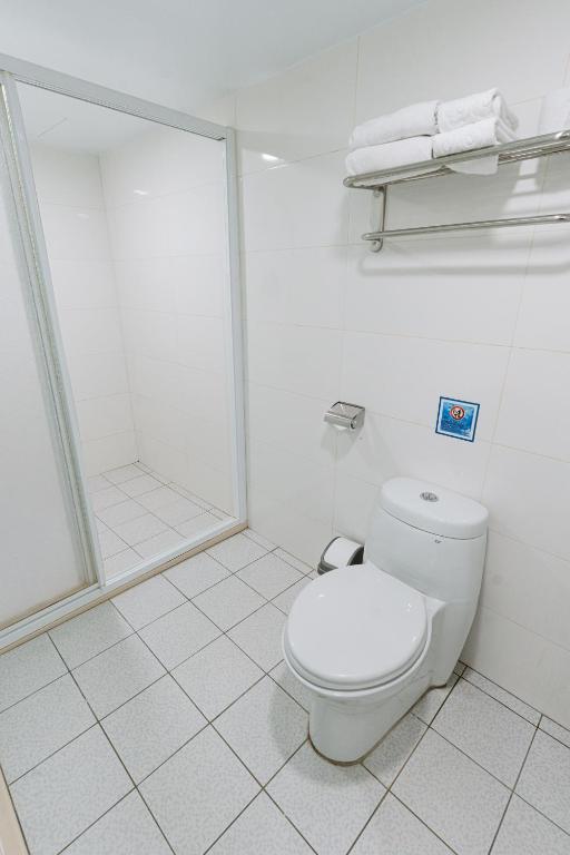 Koupelna v ubytování 歐法行旅 O Fun Hotel