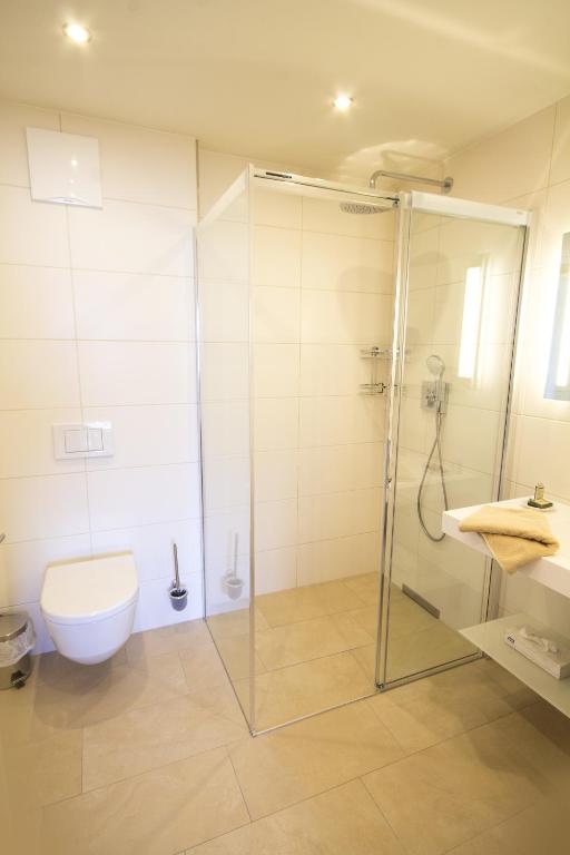 Koupelna v ubytování Pension Seehof Appartements