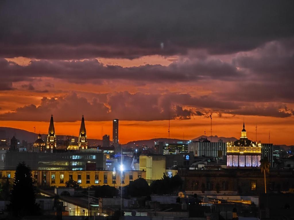 Nespecifikovaný výhled na destinaci Guadalajara nebo výhled na město při pohledu z ubytování v soukromí