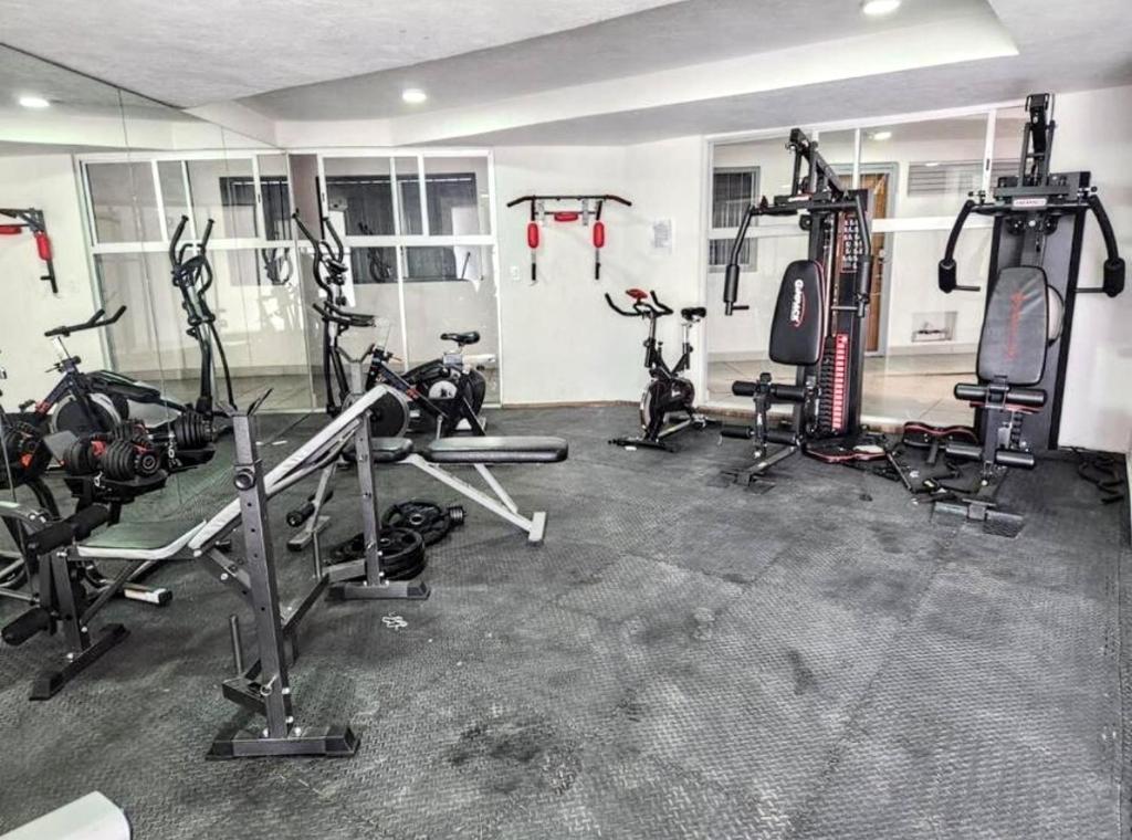 Fitness centrum a/nebo fitness zařízení v ubytování "Paco's Depa" friendly & family apartment