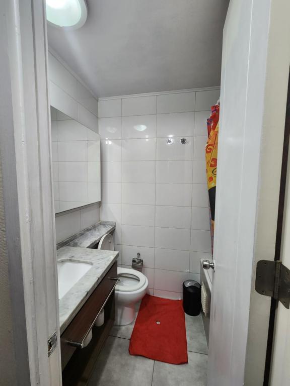 Kylpyhuone majoituspaikassa La negra apartahotel