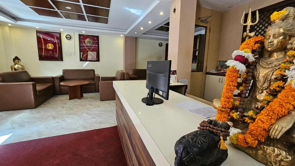 Posezení v ubytování Pashupati View Hotel