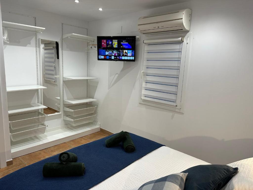 Postel nebo postele na pokoji v ubytování Casa Cullerer