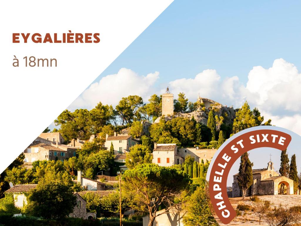 Certyfikat, podpis lub inny dokument wystawiony w obiekcie Superbe appartement rénové et cosy à 10mn de Saint-Rémy de Provence