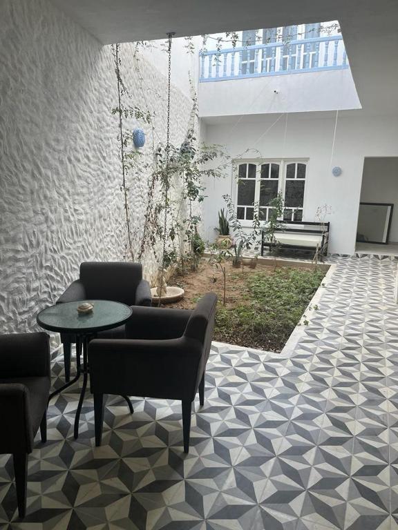 Posezení v ubytování Dar Yessine Boutique Hôtel