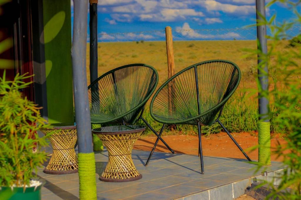 Zahrada ubytování Amanya 3-Bedroom Hut Amboseli