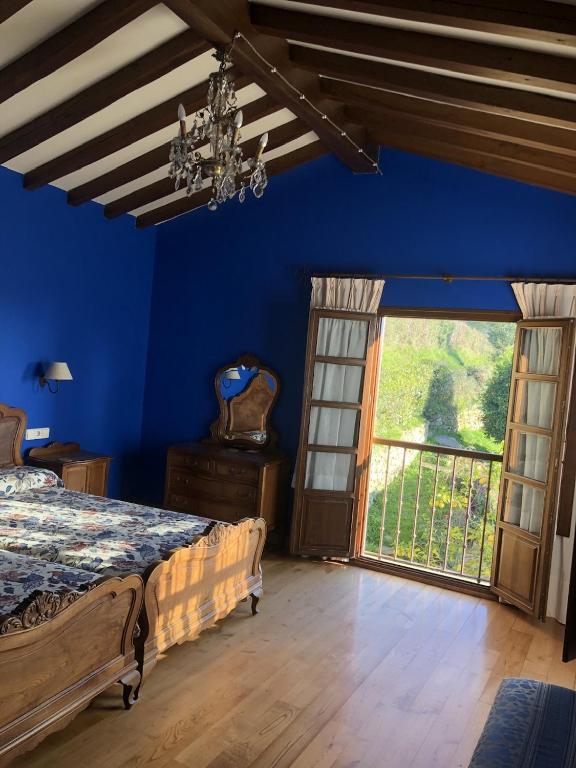 Postel nebo postele na pokoji v ubytování Casa Rural Trebol4Hojas