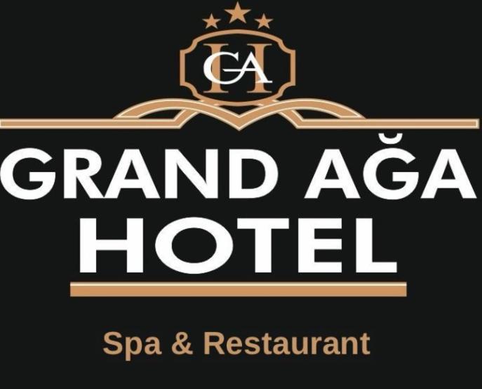 logotipo de un gran spa y restaurante de hotel en GRAND AĞA HOTEL, en Doğubayazıt