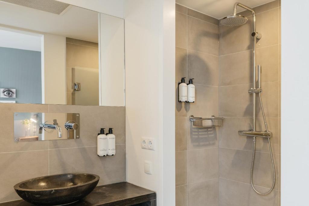 Koupelna v ubytování Eye Hotel