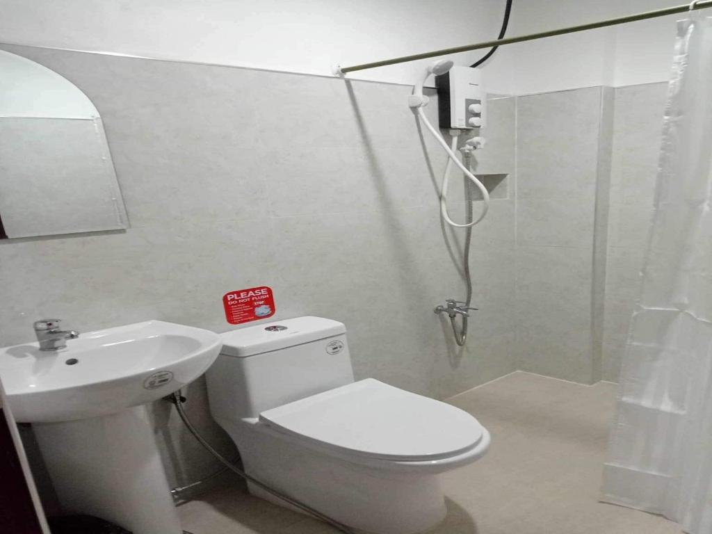 Koupelna v ubytování Zosimo's Inn