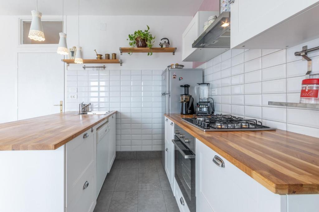 Kuchyňa alebo kuchynka v ubytovaní Apartment Zenko