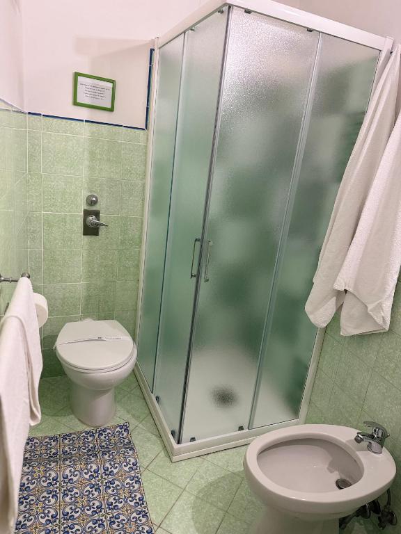 Koupelna v ubytování Casa Pamela