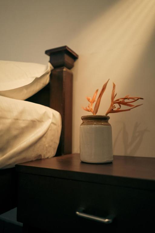 Postel nebo postele na pokoji v ubytování Marari Bobans villa
