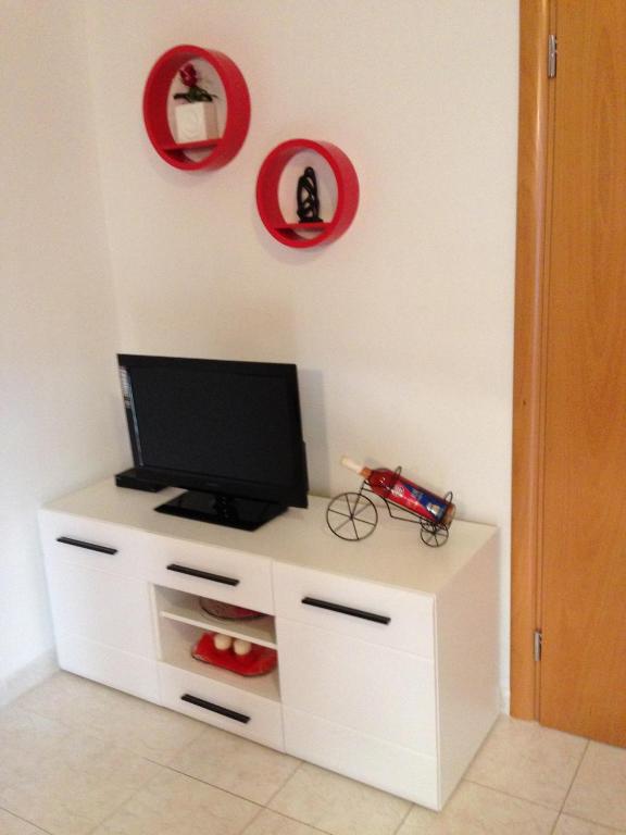 TV a/nebo společenská místnost v ubytování Villa Jasmin 1