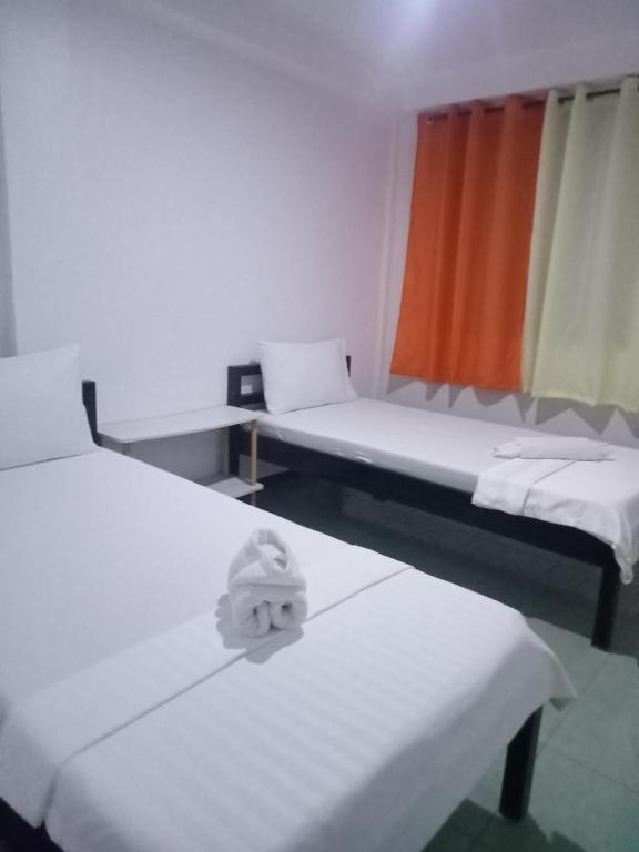 Postel nebo postele na pokoji v ubytování Lang2 place
