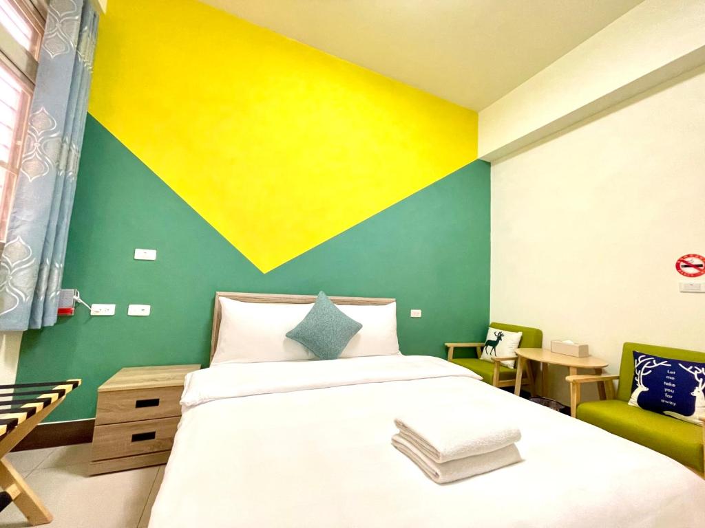 Postel nebo postele na pokoji v ubytování Banshan Yunxiu Homestay
