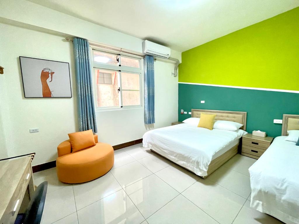 Postel nebo postele na pokoji v ubytování Banshan Yunxiu Homestay