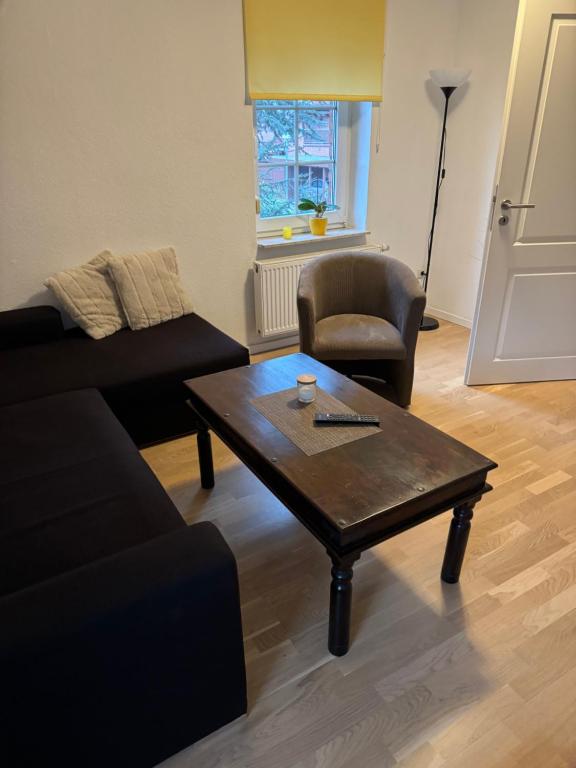 Posezení v ubytování Ferienwohnung Giese
