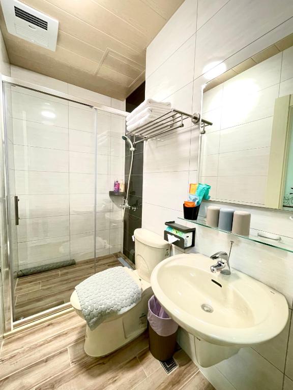 Koupelna v ubytování Banshan Yunxiu Homestay