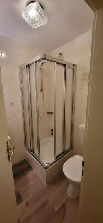 Koupelna v ubytování Hotel Zrenners GARNI