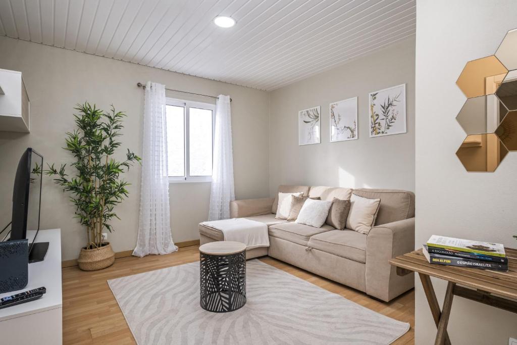 Χώρος καθιστικού στο The Blue House