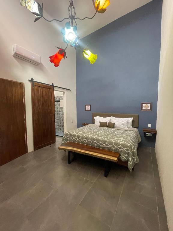 Postel nebo postele na pokoji v ubytování Quinta La Perla