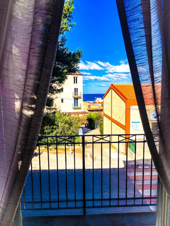 a view from a window of a building at Domus Maris in Cefalù