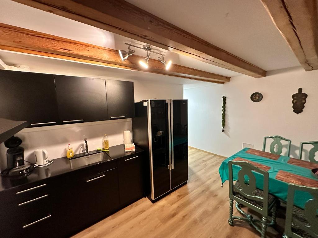 Kuchyň nebo kuchyňský kout v ubytování Idyllischer Bauernhof mit Charme
