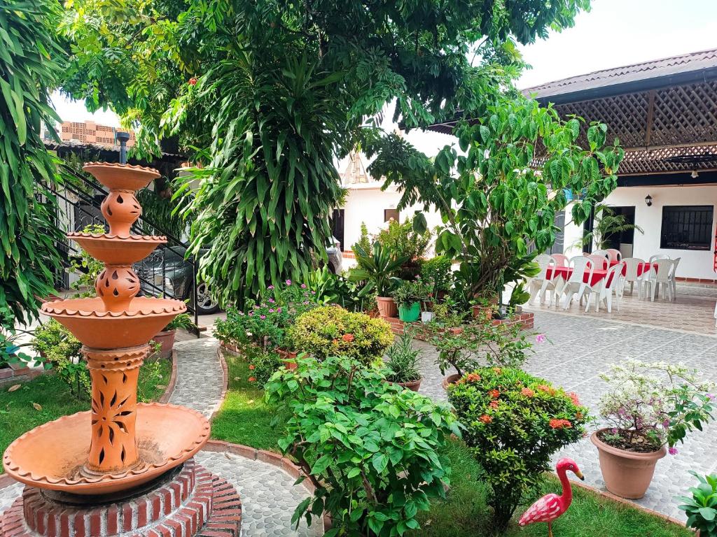 Zahrada ubytování Hotel Colonial Villavieja