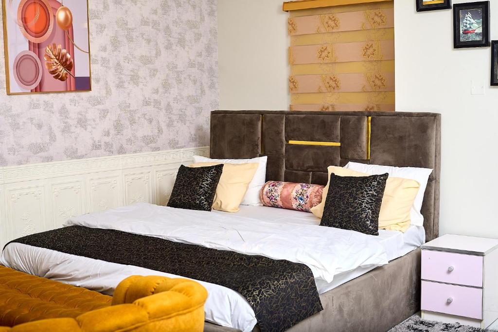 Postel nebo postele na pokoji v ubytování Apartment B16
