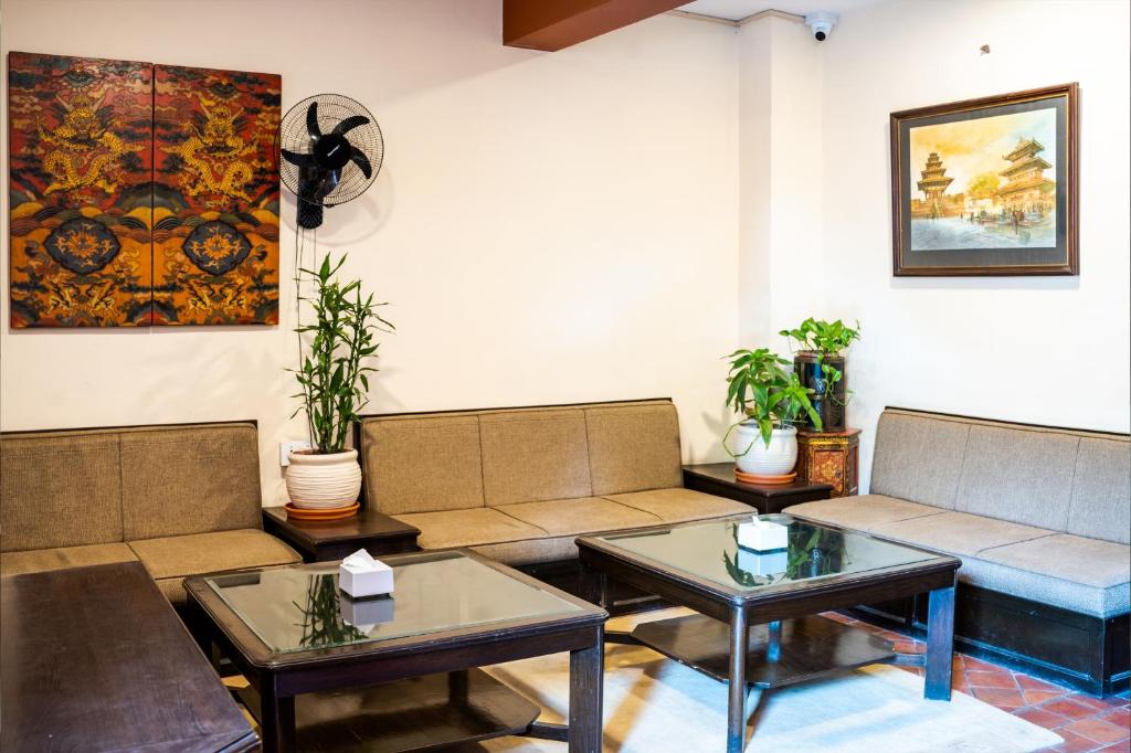 Posezení v ubytování Hotel Namtso