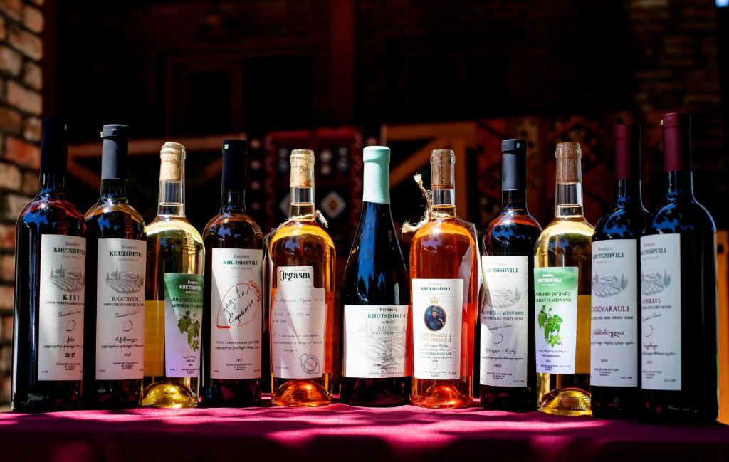 Nápoje v ubytování Brothers khutsishvili wine cellar