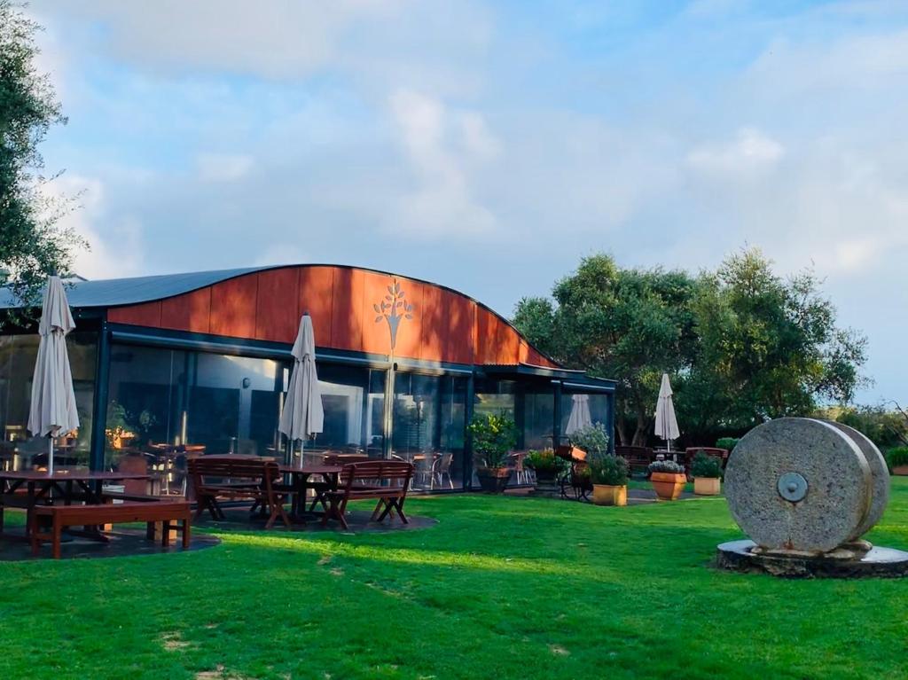 Zahrada ubytování Olio Bello Lakeside Glamping