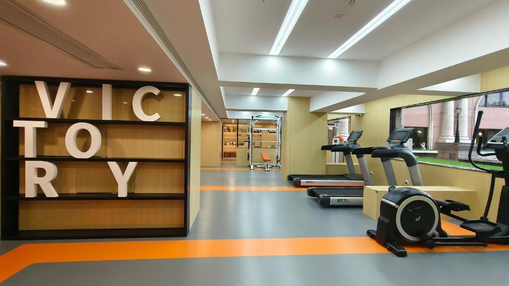Fitness centrum a/nebo fitness zařízení v ubytování Guangdong Victory Hotel -Shamian Island