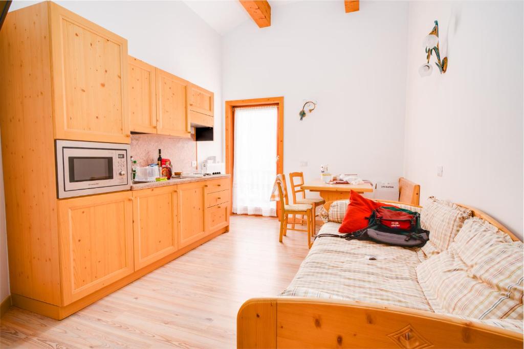 Kuchyň nebo kuchyňský kout v ubytování Locanda Val Canali