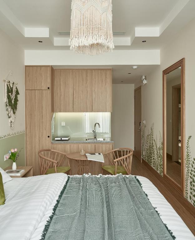 Postel nebo postele na pokoji v ubytování Hotel Ocean Homes